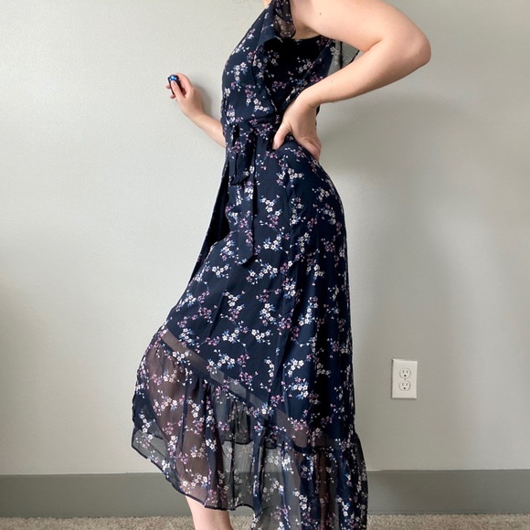 DREW Floral True Wrap Maxi Dress - Picture 2 of 4